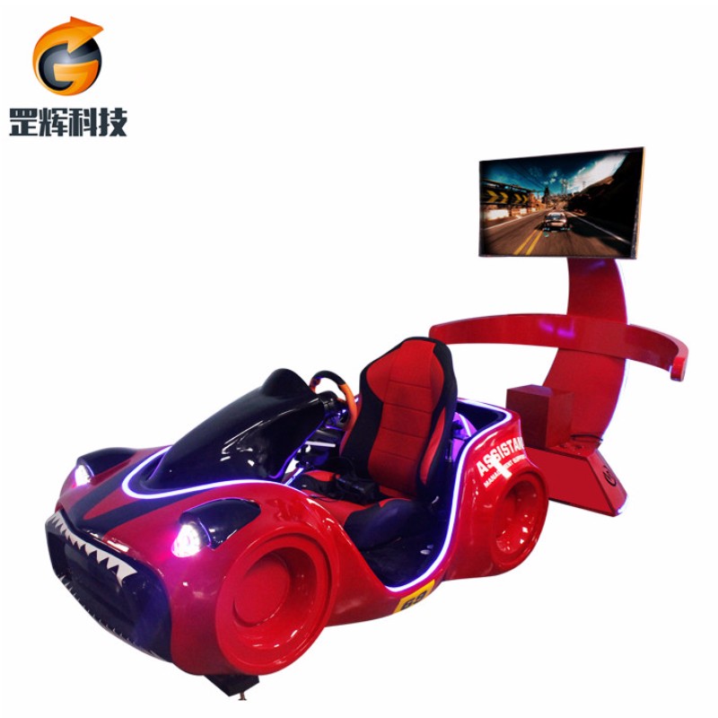 Racing Simulator VR Machine Vente chaude équipement de parc à thème vr automobile à trois essieux