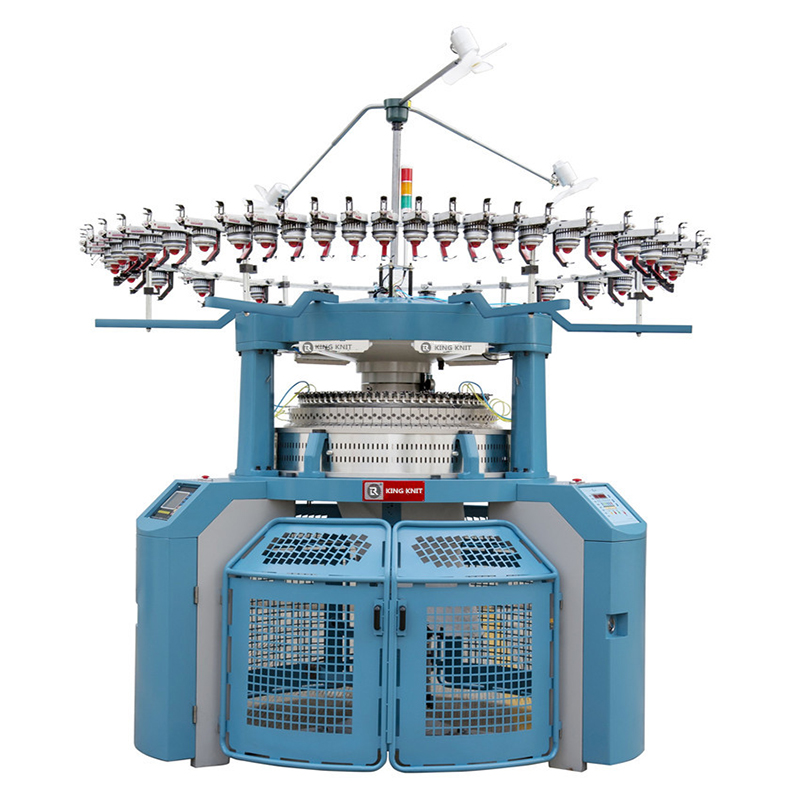 Double cylindre Jacquard entièrement informatisé pour machine à tricoter circulaire