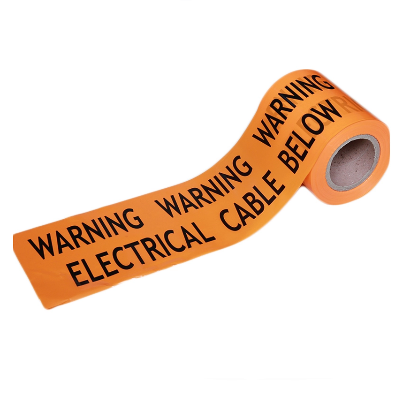 Personnalisez le ruban de barricade de marqueur de ruban de guide souterrain d'avertissement de câble souterrain de PVC / PE