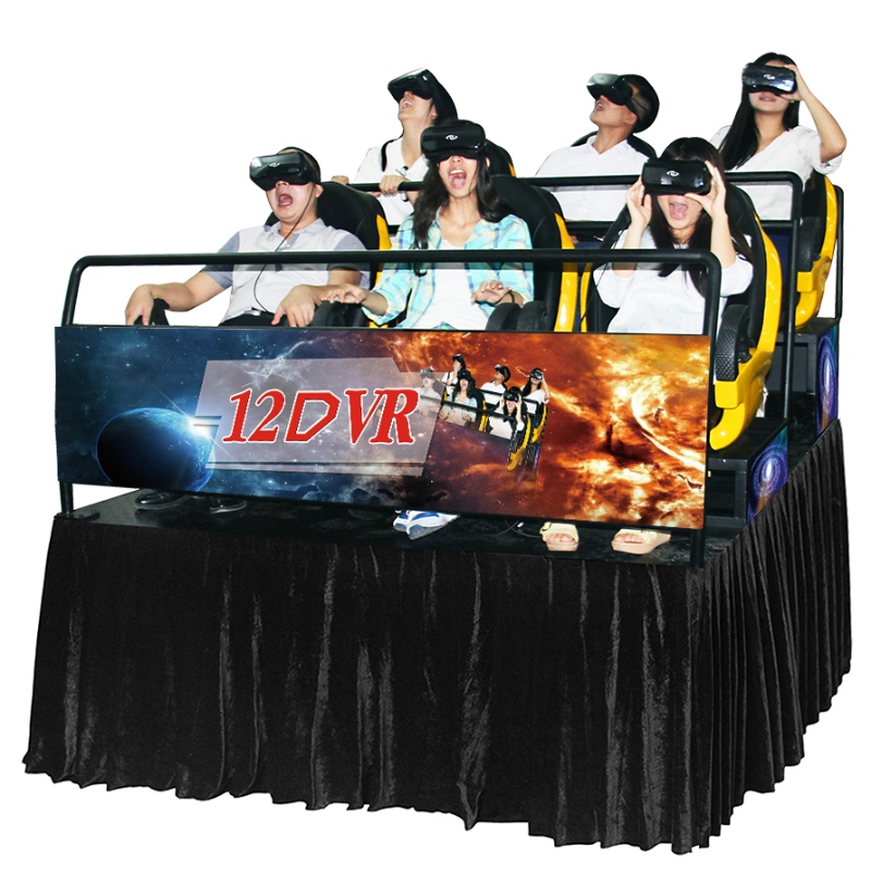 Cinéma 6 sièges de siège virtuel 9Dvr d'expérience de réalité virtuelle d'amusement de vente pour la famille