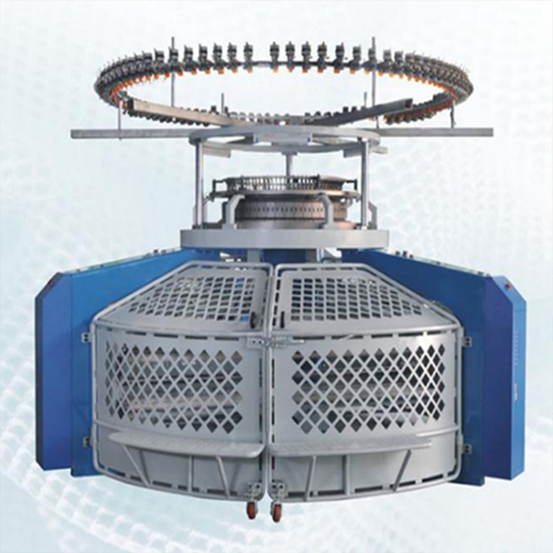 Machine à tricoter circulaire à largeur ouverte simple à grande vitesse entièrement informatisée d'usine