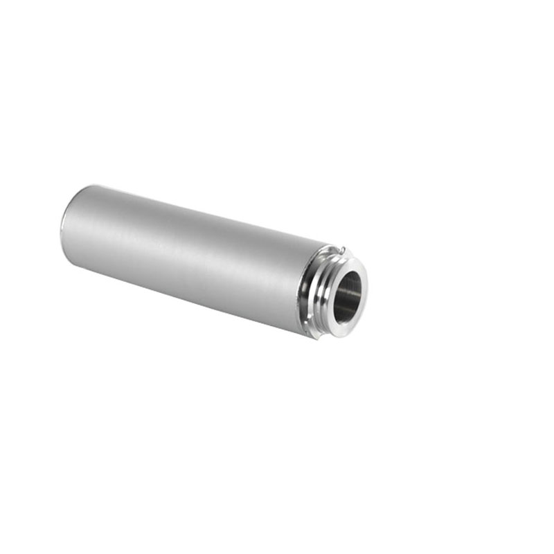 Filtre à bougie en acier inoxydable et tube poreux