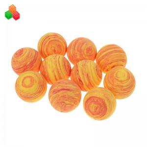 Nouveau produit de haute qualité eva mousse ball personnalisé taille imprimer doux balles en mousse eva pour golf \/ massage \/ aire de jeux pour enfants