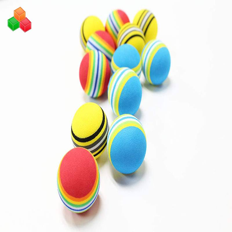 Nouveau produit de haute qualité eva mousse ball personnalisé taille imprimer doux balles en mousse eva pour golf / massage / aire de jeux pour enfants