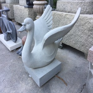 Girafe Cygne Poisson Sculptures En Pierre Et Sculptures Naturelles Pur Travail À La Main Artwork