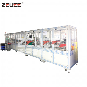 Balayage robot pièces machine à assembler automatique