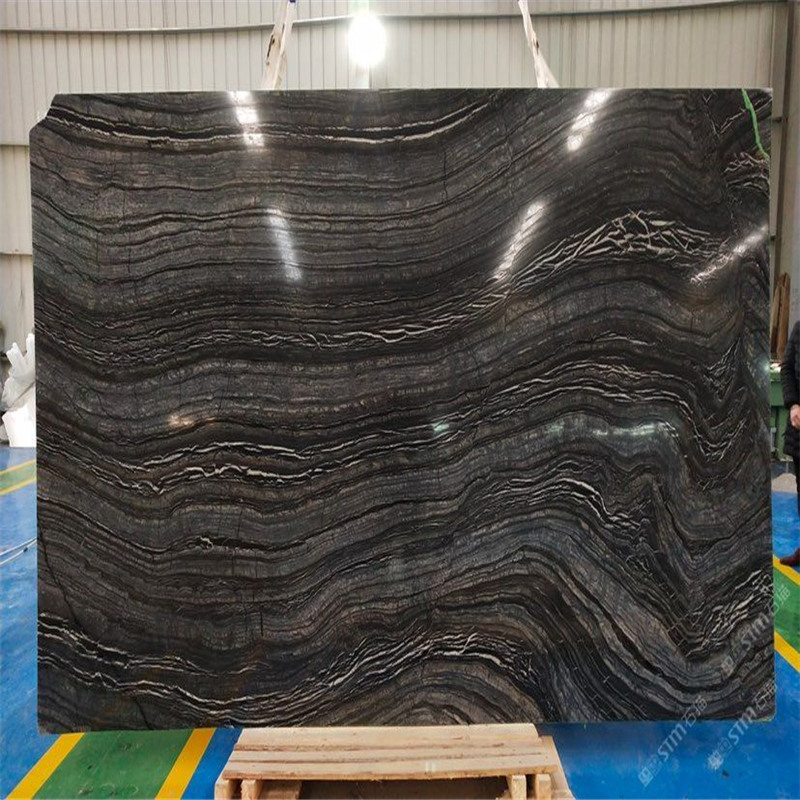 Dalles en marbre de grain de bois antique