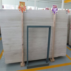 Dalles en marbre blanc à grain de bois Serpeggiante