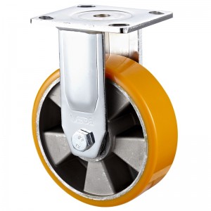 Usage intensif - Boîtier chromé avec roue en TPE noir2