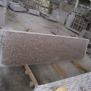 Dalles de sol en dalles de granit rouge pêche G687