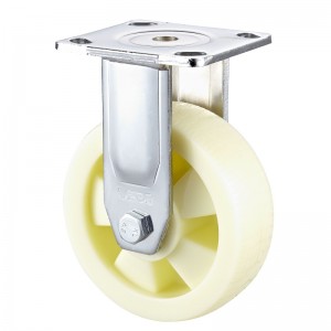 Usage intensif - Boîtier chromé avec roue en TPE noir4