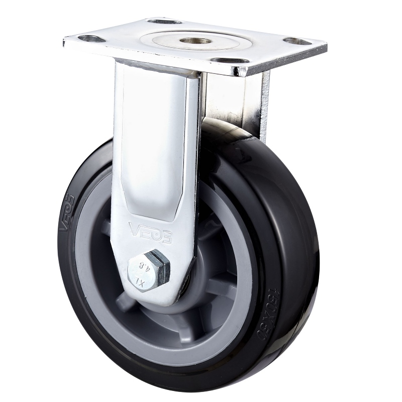 Usage intensif - Boîtier chromé avec roue TPE noire8