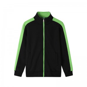 Sweat-shirt zippé deux coloris en polaire # 309-Berber