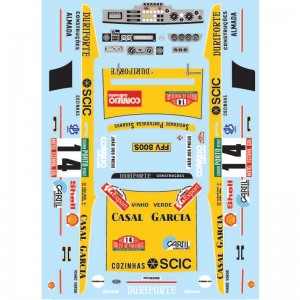 décalque de glissière d'eau de modèle de voiture