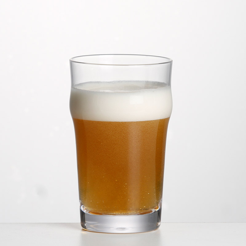 Tasse en verre à la bière avec logo personnalisé Sanzo Verres en cristal tasses à la main de bière Stein