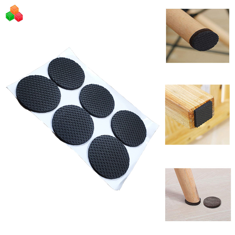 Dongguan conçu taille auto-adhésif en caoutchouc table de meuble table pieds pied protecteur pad eva mousse chaise jambe glisse protecteur