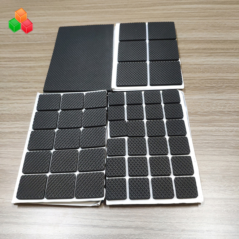 Dongguan conçu taille auto-adhésif en caoutchouc table de meuble table pieds pied protecteur pad eva mousse chaise jambe glisse protecteur