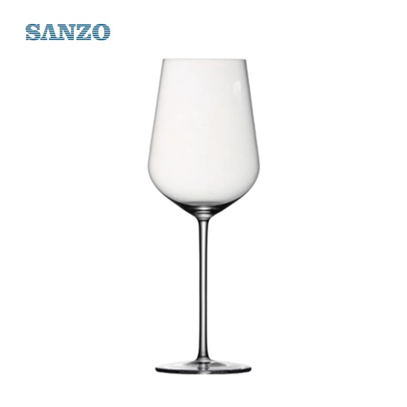Verres à vin bleu SANZO Vente en gros de verre fait main