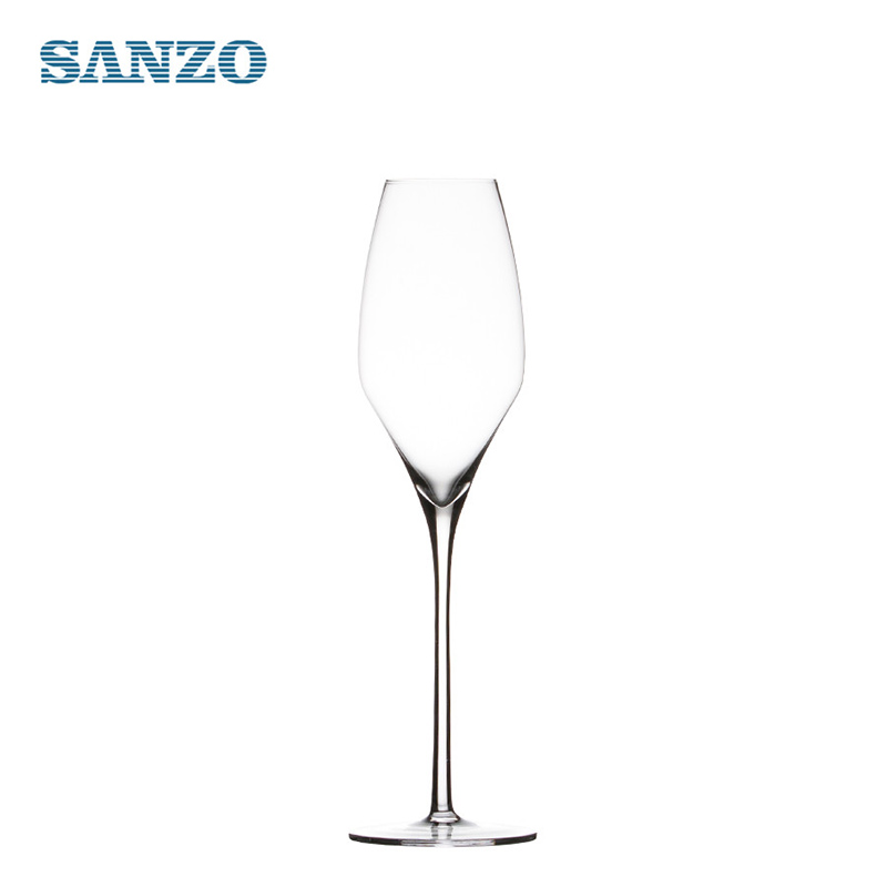 Flûte à champagne en verre de marque SANZO Flûte à champagne Flûte à champagne en verre pur