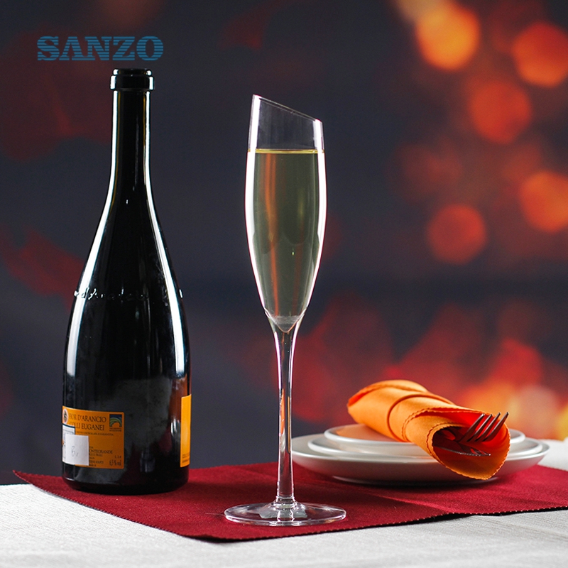 SANZO Bohème Champagne Verre Personnalisé À La Main En Verre Coupe De Champagne Promotion Chaude De Vente Coloré Verre À Champagne