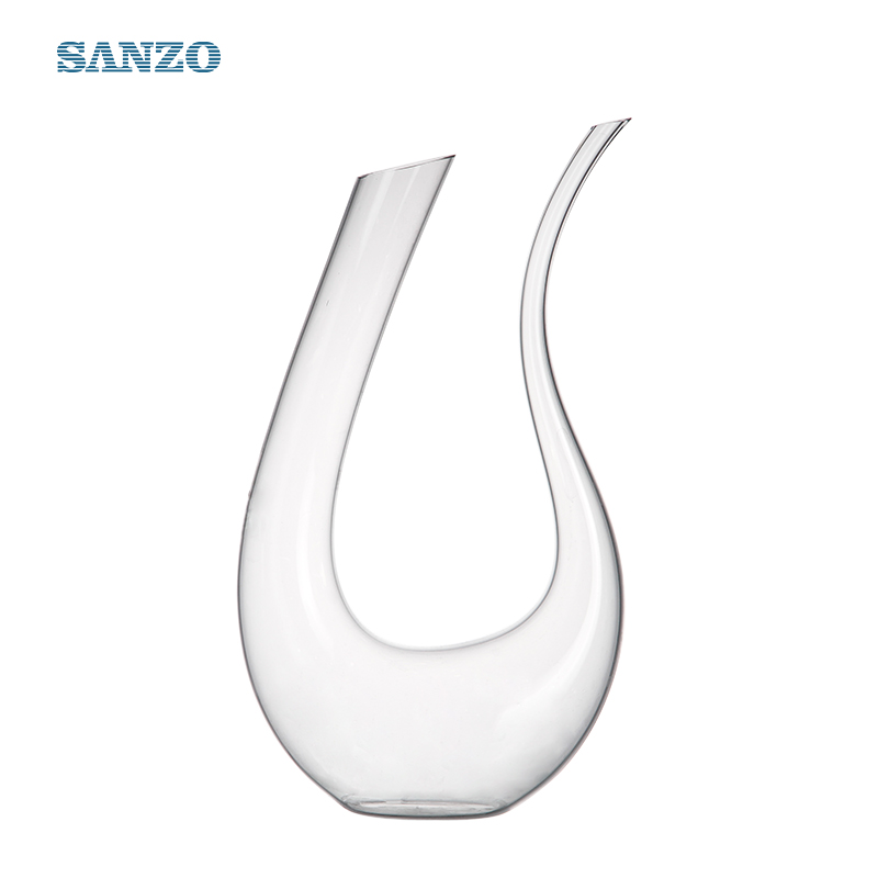 Carafe en verre cristal avec fabricant de verrerie personnalisée Sanzo