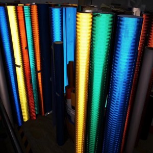 ruban de sécurité bande réfléchissante jaune noir