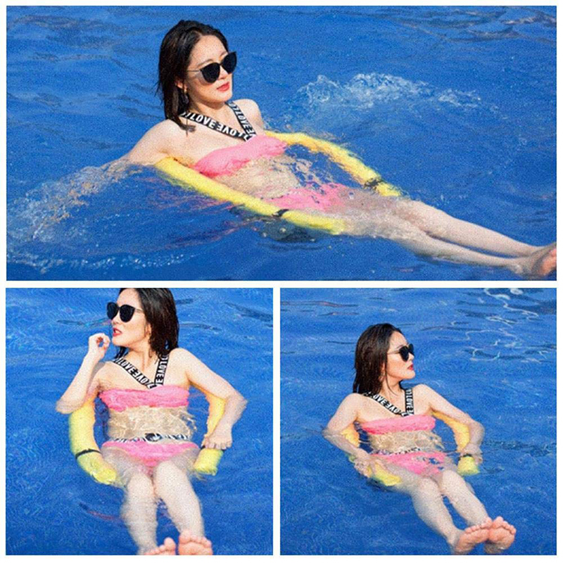 conception haute densité épaisseur couleur eau sport natation flottant epe polyéthylène mousse tube piscine nouille pour bébé natation