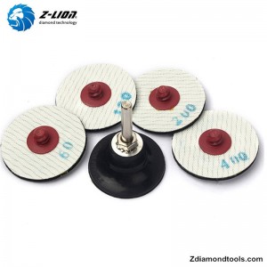 ZL-123ER Tampons de polissage électrolytiques en verre Roloc de 2 pouces