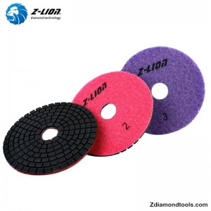 ZL-123A Tampons de polissage en résine diamantés humides pour pierre