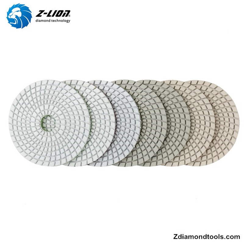 ZL-123CW tampons de polissage diamantés à la résine pour pierre de quartz