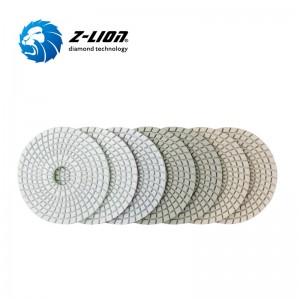 ZL-123CW tampons de polissage diamantés à la résine pour pierre de quartz