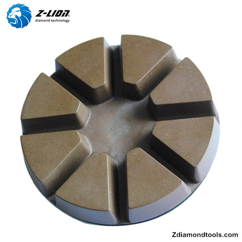 Plaquettes de diamant dur hybrides résine ZL-16A de 3 pouces pour béton