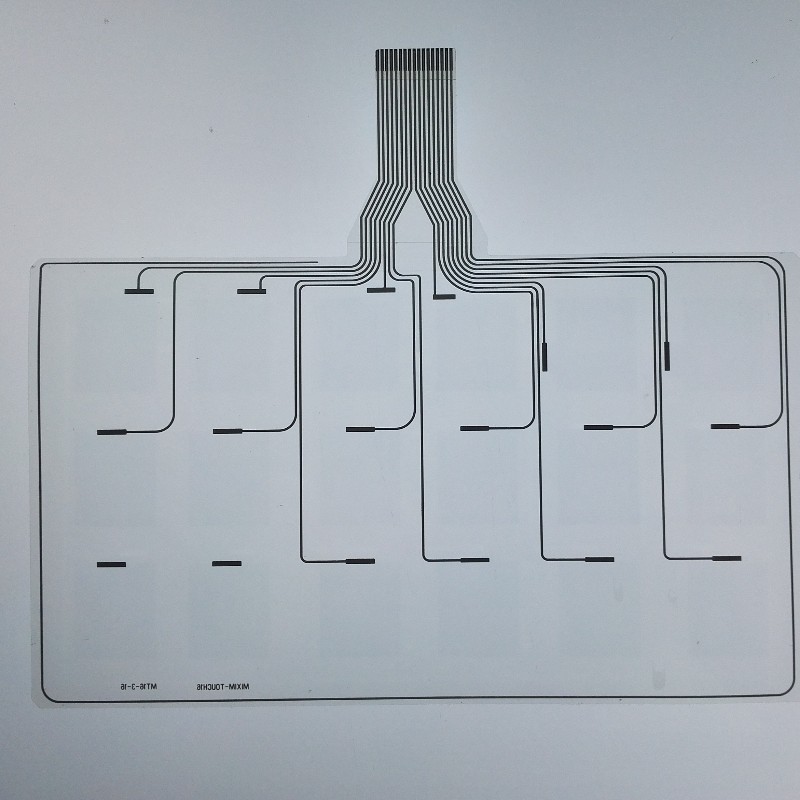 circuit de conduction eletric feuille