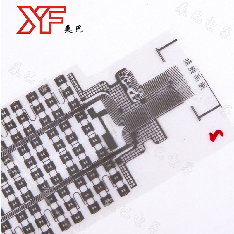 circuit de conduction eletric feuille