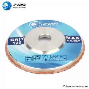 Disques de meulage diamantés en aluminium ZL-WMC6401 granit pour pierre