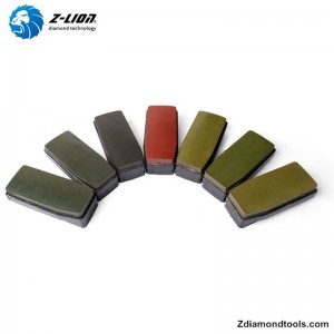 Bloc abrasif de Fickert de résine de bloc de ponçage de granit ZL-BLR pour le meulage de pierre
