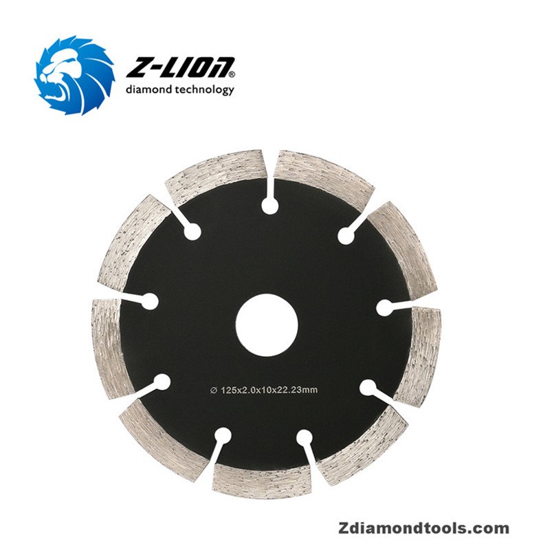 Lame de scie diamantée à onde diamant ZL-HB07 pour la coupe de granit à dents triangulaires protégées