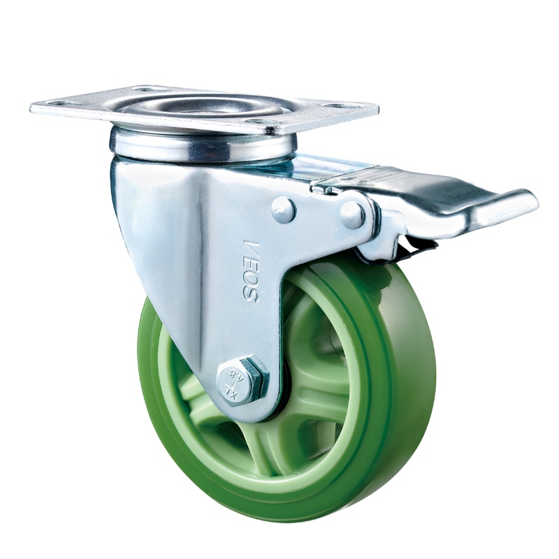 Usage moyen - Boîtier chromé avec roue TPE verte