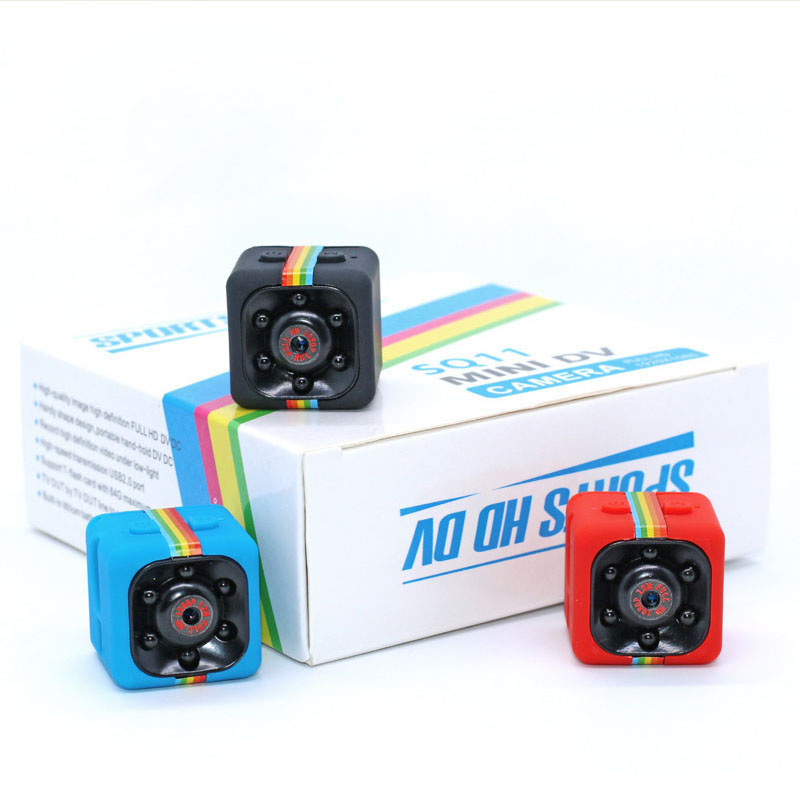 Mini caméra de poche portable Real HD 720P SQ11 avec un angle de vue de 140 degrés