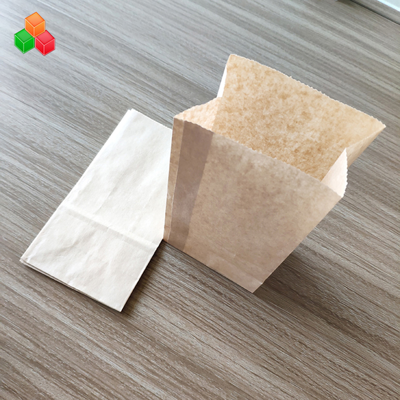 Vente chaude OEM taille personnalisée impression recyclé écologique amical brun kraft papier sac à provisions pour pause snack artisanat cadeau emballage