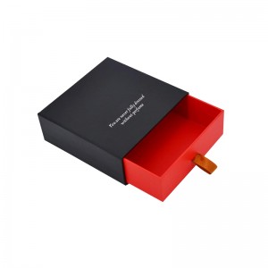 Boîte-cadeau à tiroir bicolore classique personnalisé