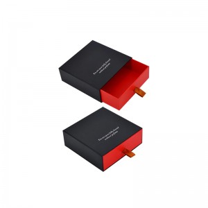 Boîte-cadeau à tiroir bicolore classique personnalisé