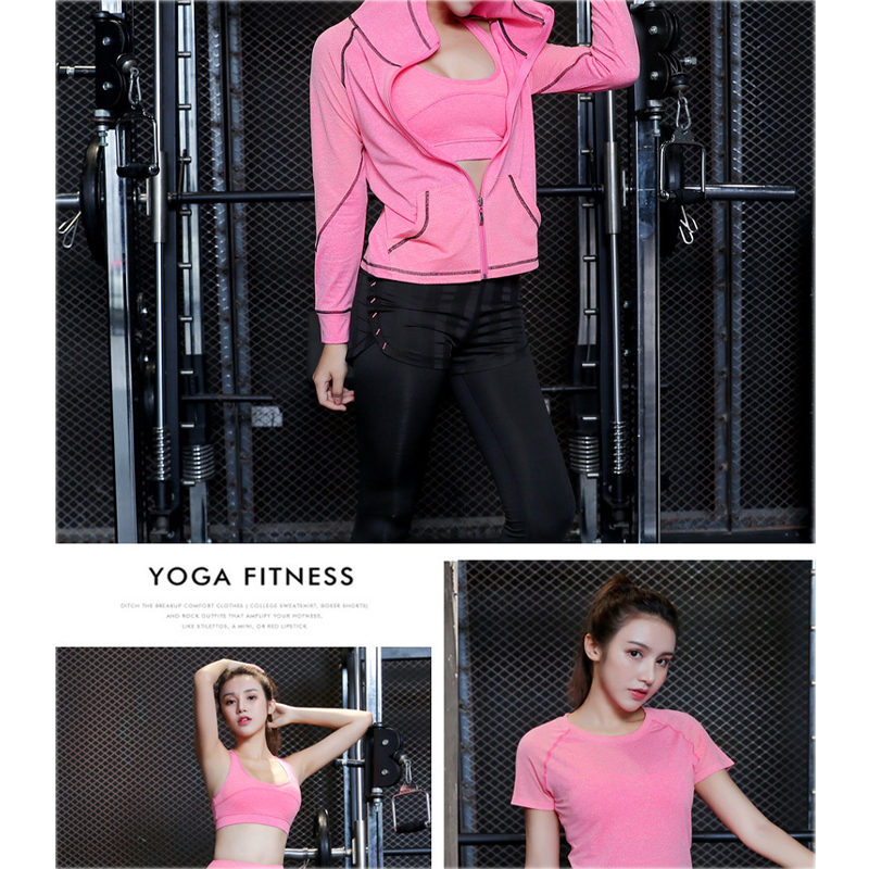 FDMF002- 5pcs Sport Suits Fitness Yoga Running Athletic Survêtements