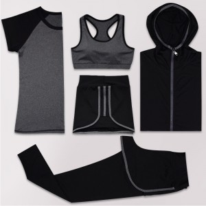 FDMF005- 5pcs Sport Suits Fitness Yoga Running Athletic Survêtements