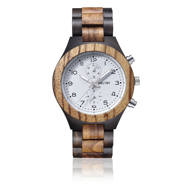 Montre en bois spéciale faite main 100% naturelle