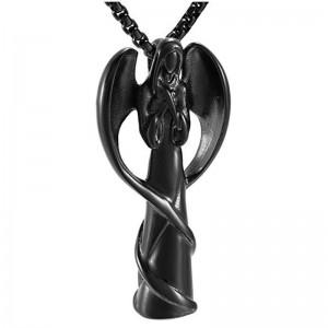 Collier pendentif crémation pendentif ange pendentif urne pendentif en argent sterling 925