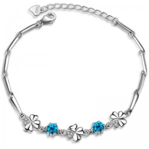 Bracelet femme Saphire Bracelet jonc zircone