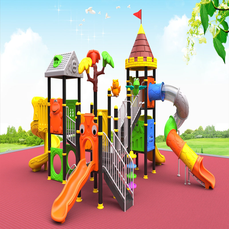 équipement de jeux de plein air avec enfants toboggan enfants jouets maison jeu