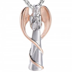 Collier pendentif crémation pendentif ange pendentif urne pendentif en argent sterling 925