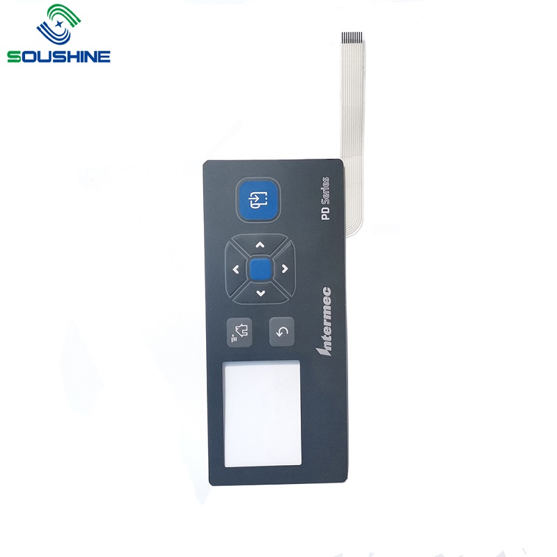 Membrane de panneau de commutateur d'éclairage LED personnalisée avec le touchpad